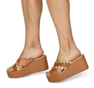 Cordani Joanie Woven Wedge Sz 40